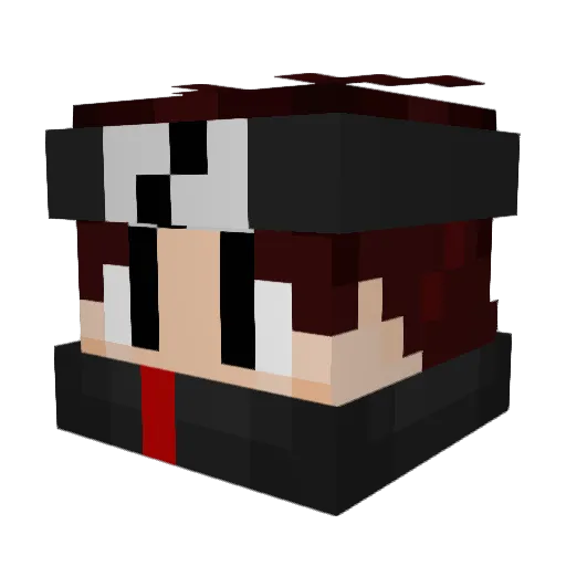 kiffi420xd Minecraft avatar head, 3D render
