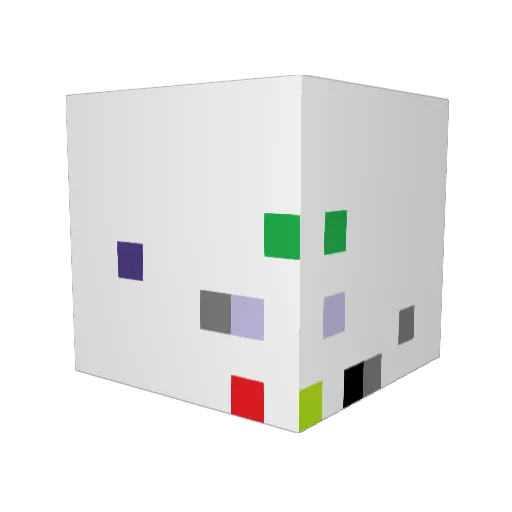 kifirka Minecraft avatar head, 3D render