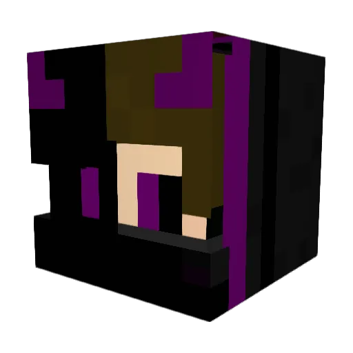 kifqq Minecraft avatar head, 3D render