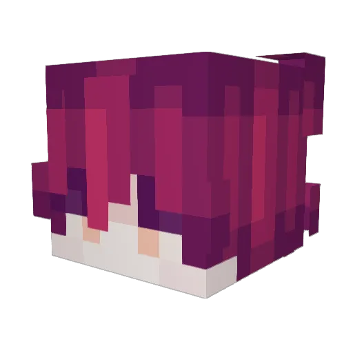 kigun Minecraft avatar head, 3D render