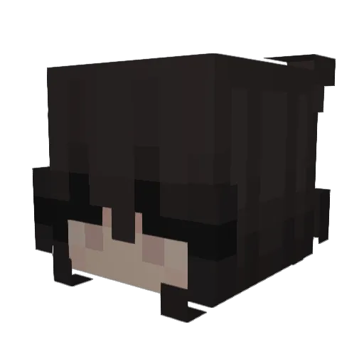 kihmberlee Minecraft avatar head, 3D render