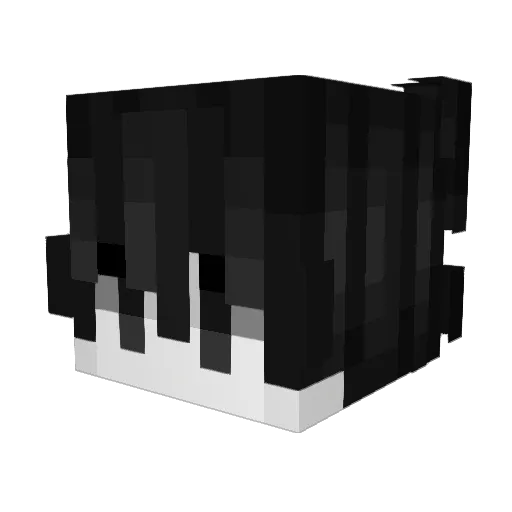 kiiloceans Minecraft avatar head, 3D render