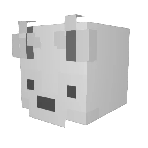 kiittylover Minecraft avatar head, 3D render