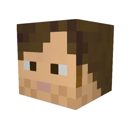kijt11 Minecraft avatar head, 3D render