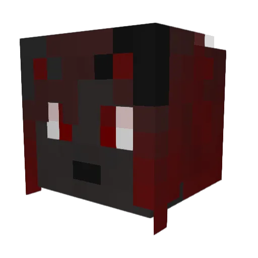 kikanfly Minecraft avatar head, 3D render