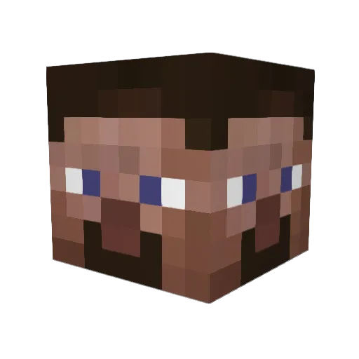 kiki0161 Minecraft avatar head, 3D render