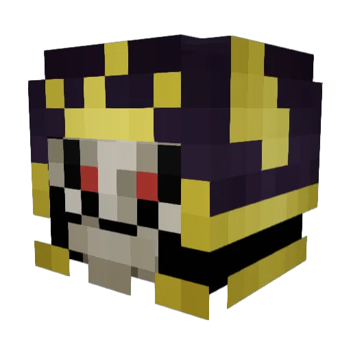 kiki08350 Minecraft avatar head, 3D render