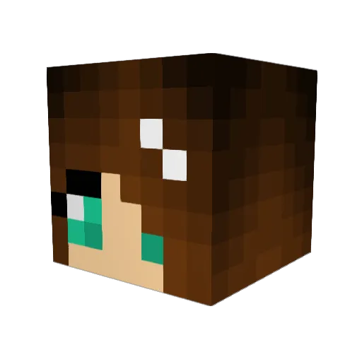 kiki5205 Minecraft avatar head, 3D render