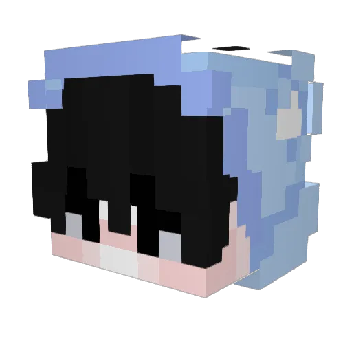 kikistrawberry16 Minecraft avatar head, 3D render