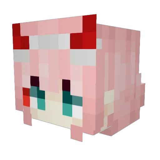 kiko425 Minecraft avatar head, 3D render
