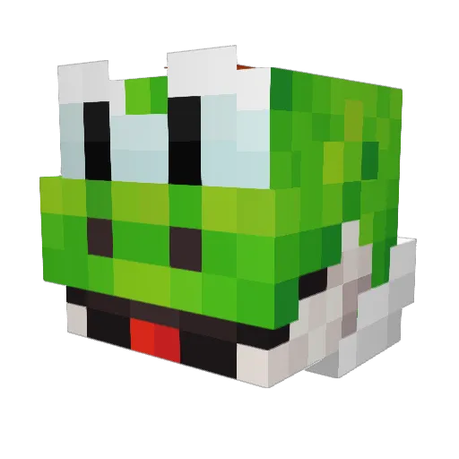 kikord24 Minecraft avatar head, 3D render