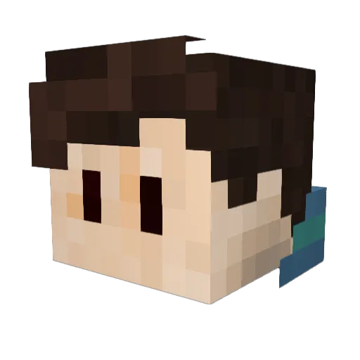kikos_kouis Minecraft avatar head, 3D render