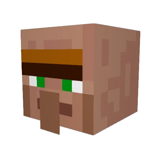kilagi Minecraft avatar head, 3D render
