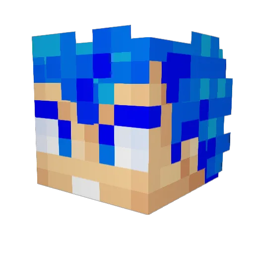 kilandrex Minecraft avatar head, 3D render