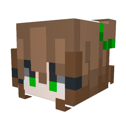 kilda77 Minecraft avatar head, 3D render