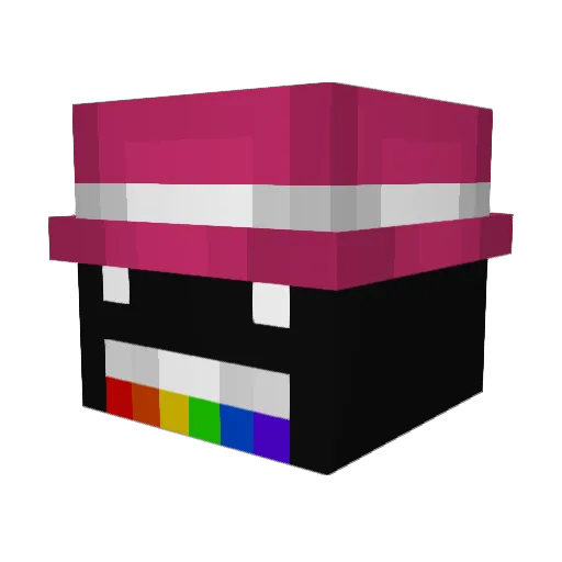 kilerSOCKMONKEY Minecraft avatar head, 3D render