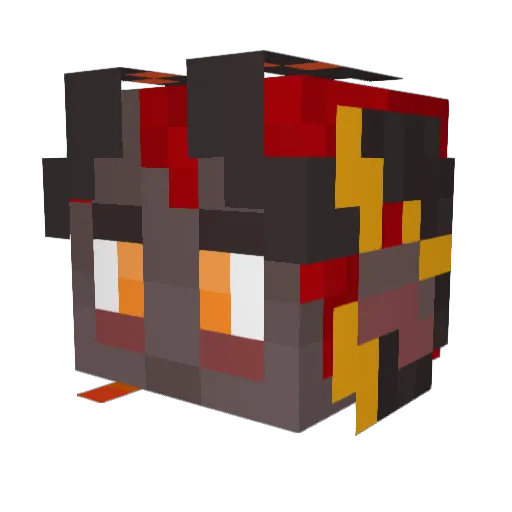 kili_boyy Minecraft avatar head, 3D render