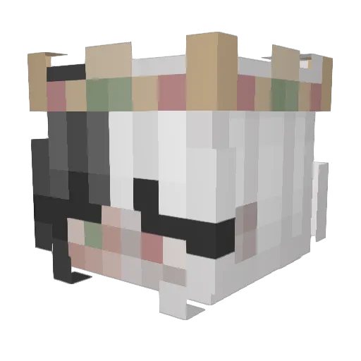 kilianhopp Minecraft avatar head, 3D render