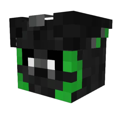 kilianke Minecraft avatar head, 3D render