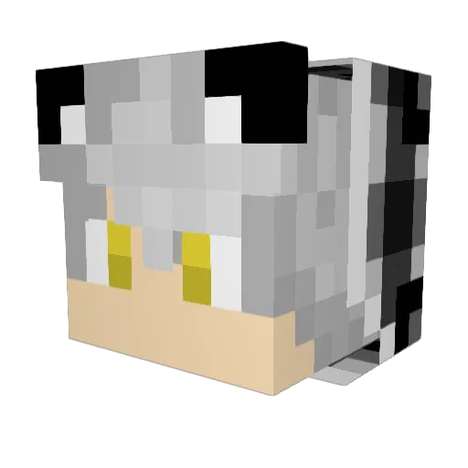 kiliantics Minecraft avatar head, 3D render