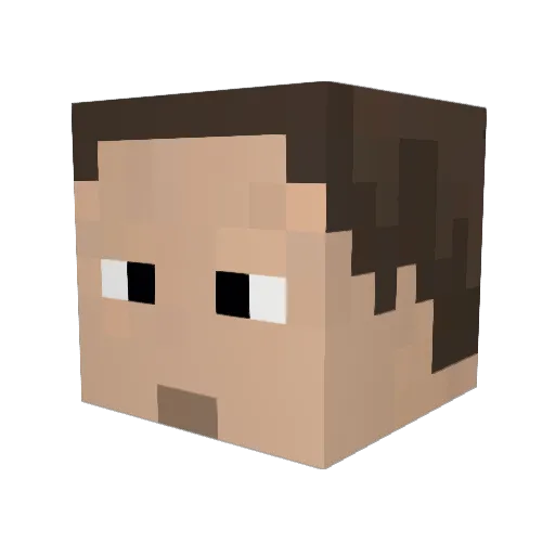 kill842 Minecraft avatar head, 3D render
