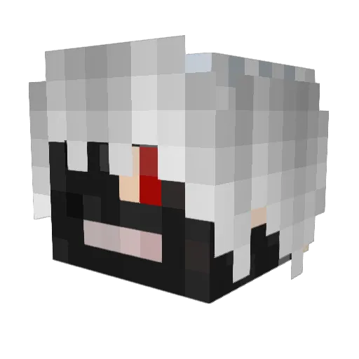 killableone Minecraft avatar head, 3D render