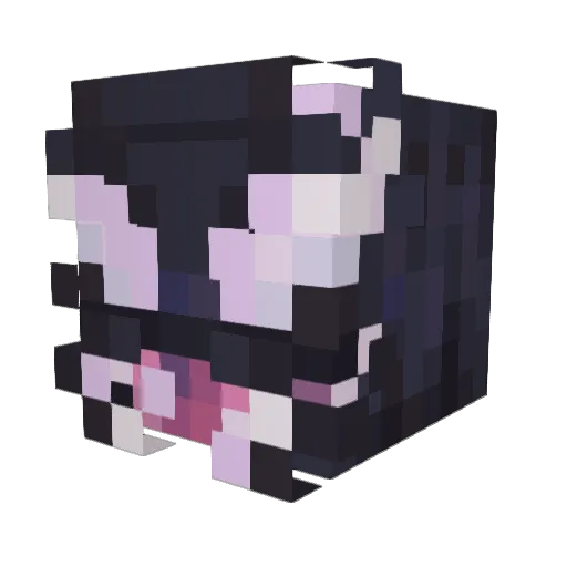 killacrane Minecraft avatar head, 3D render