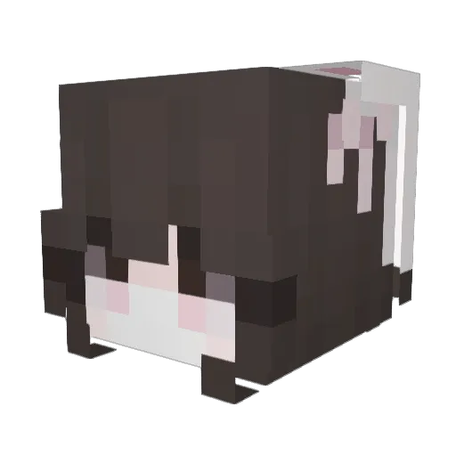 killakuromi2 Minecraft avatar head, 3D render