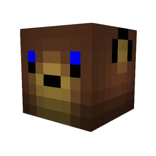 killallcreeps21 Minecraft avatar head, 3D render