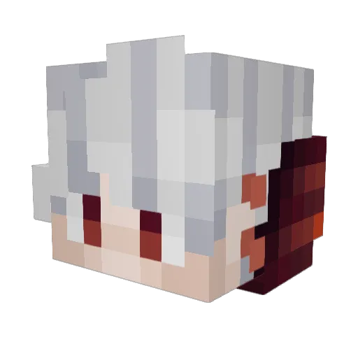 killamov Minecraft avatar head, 3D render