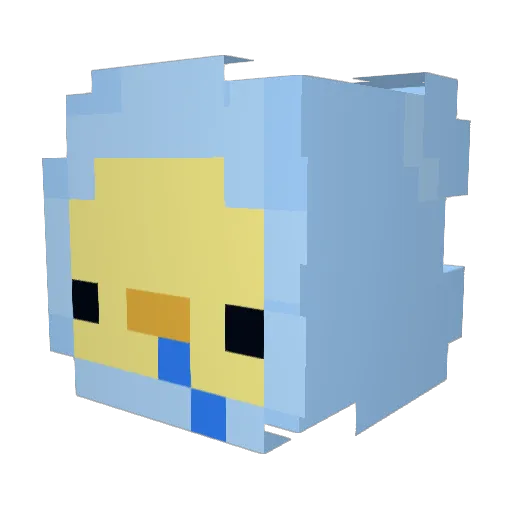killawe Minecraft avatar head, 3D render