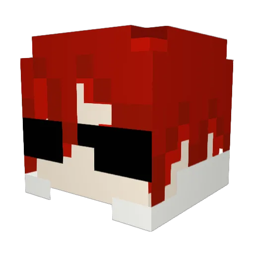 killbird09 Minecraft avatar head, 3D render