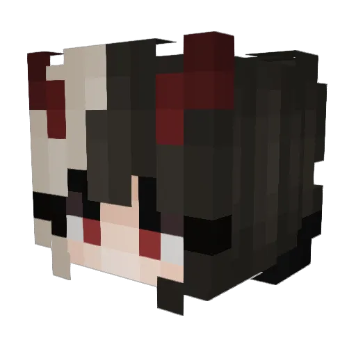 killbylovee Minecraft avatar head, 3D render
