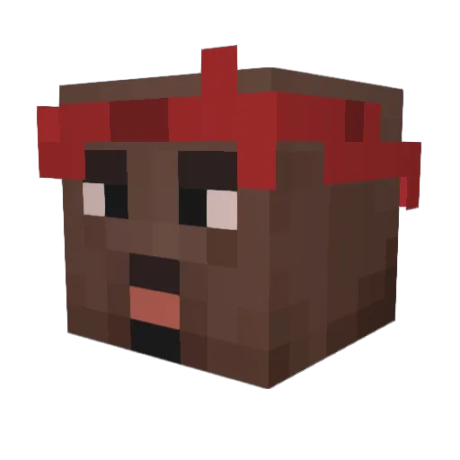 kille4ka Minecraft avatar head, 3D render