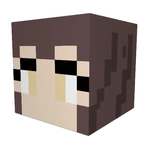 killed_tommy Minecraft avatar head, 3D render