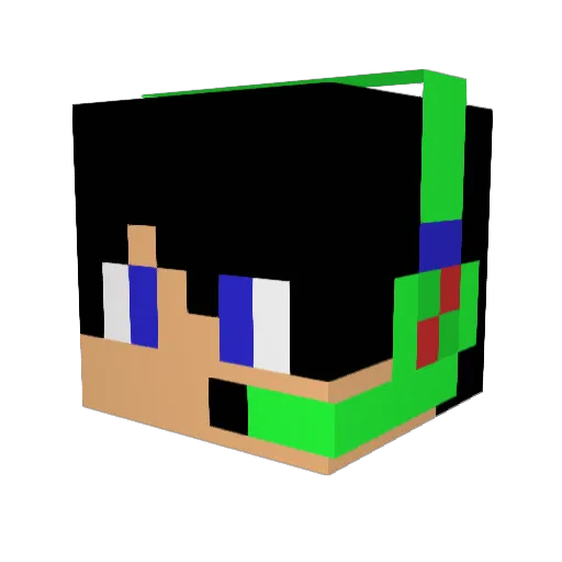killemall19 Minecraft avatar head, 3D render
