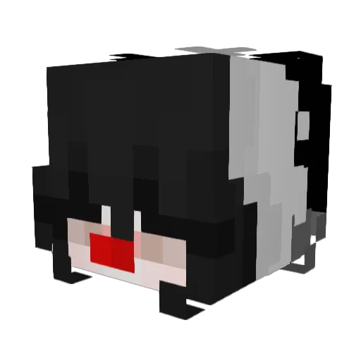 killemdead2 Minecraft avatar head, 3D render