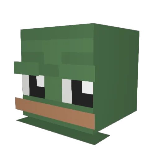 killemking Minecraft avatar head, 3D render