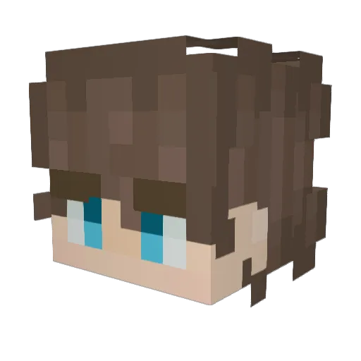 killemsavages Minecraft avatar head, 3D render