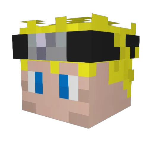 killer0715 Minecraft avatar head, 3D render