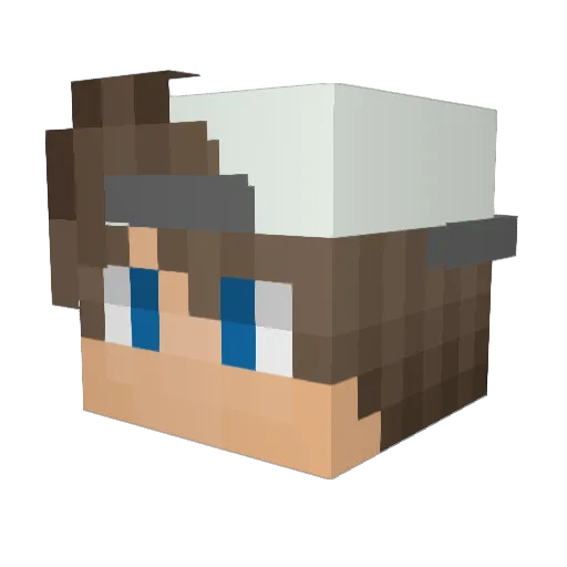 killer2007dog Minecraft avatar head, 3D render