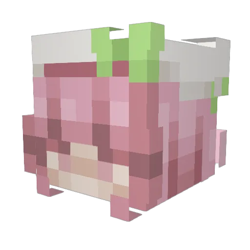 killer21blue Minecraft avatar head, 3D render