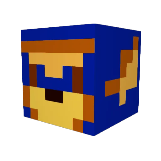 killer398 Minecraft avatar head, 3D render