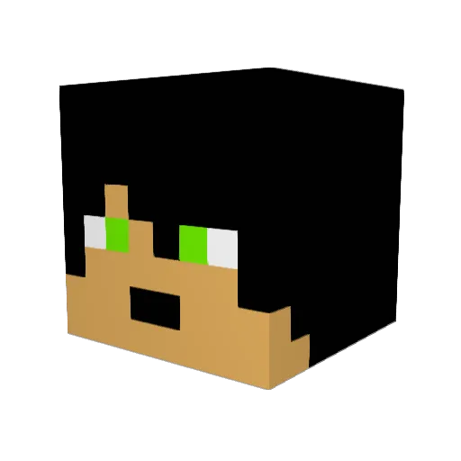 killer44567 Minecraft avatar head, 3D render