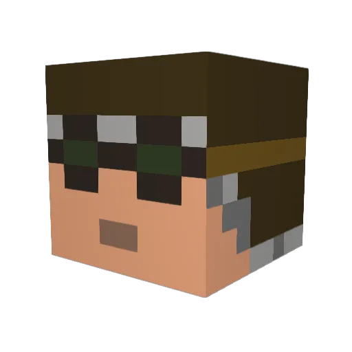 killer501st Minecraft avatar head, 3D render