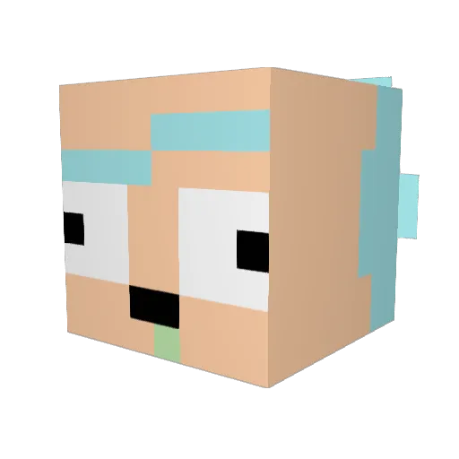 killer987123 Minecraft avatar head, 3D render