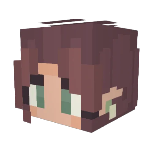 killerQueen3310 Minecraft avatar head, 3D render