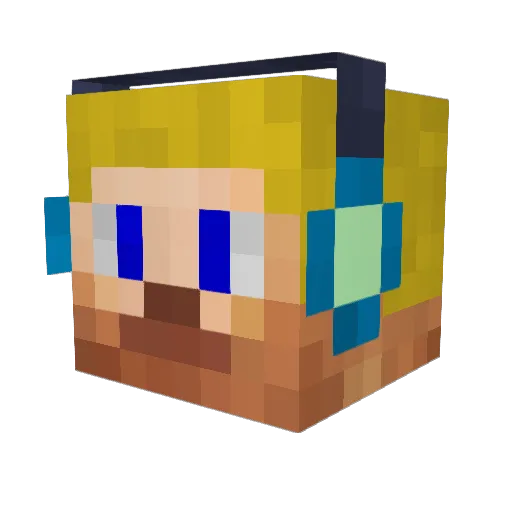 killer_hids2 Minecraft avatar head, 3D render