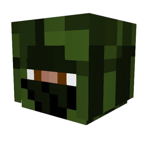 killer_monkay Minecraft avatar head, 3D render
