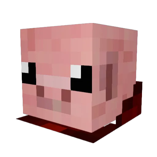 killer_poot Minecraft avatar head, 3D render